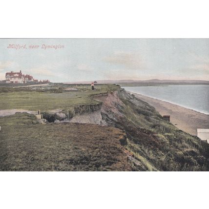 EC374 MILFORD NEAR LYMINGTON . VALENTINE PRINTED POSTCARD