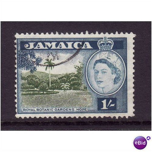 JAMAICA 1956 1s ROYAL BOTANIC GARDENS SG 168 FINE USED