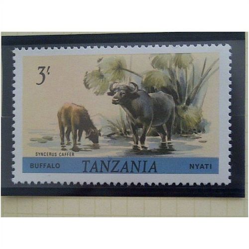 Tanzania QE11 1980 3s Buffalo SG 316 Mint NHM Wildlife Stamp