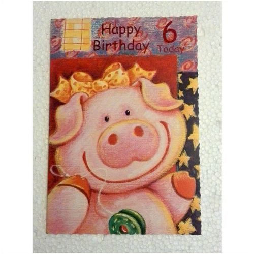 6th Birthday - Happy Birthday 6 Today