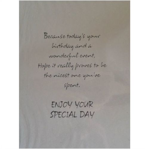 18th birthday card - ESPECIALLY FOR YOU ON YOUR 18th BIRTHDAY