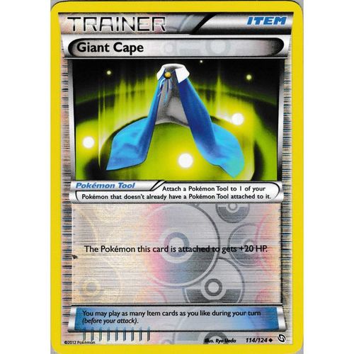 Pokemon B&W Dragons Exalted - #114/124 - Giant Cape Rev Holo