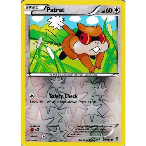 Pokemon XY Furious Fists 84/111 Patrat Rev Holo