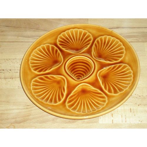 Vintage French Seafood Scallop Plate