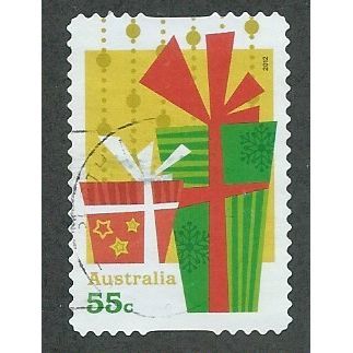 AUS 2012 55c (S/A) 'CHRISTMAS' FINE USED (EBID38-499)