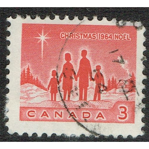 Canada 1964 Christmas 3c Scarlet SG560 FU
