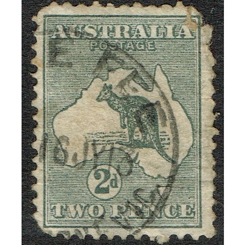 Australia 1913 Kangaroo 2d Grey SG3 GU