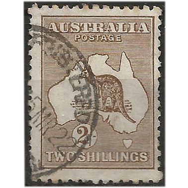 Australia 1916 SG41 2/- Brown Fine Used. ..