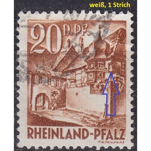 GERMANY Alliiert Franz. Zone [RheinlPfalz] MiNr 0023 y II ( O/used )