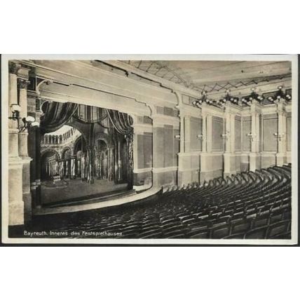 Beyreuth, Germany - Festspielhaus (Festival Theatre) - RP postcard c.1950s