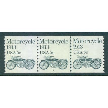 1899 5c Motorcycle Fine MNH Dry Gum PNC 2/3 W0521