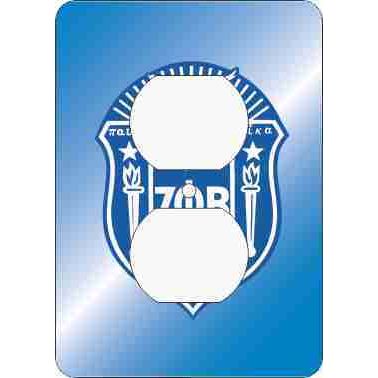 Zeta Phi Beta Outlet Cover (African American Fraternity-Sorority Light Switch an
