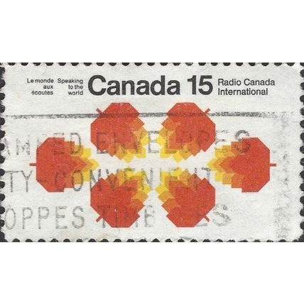 CANADA, Radio Canada International, white 1971, 15c, #2