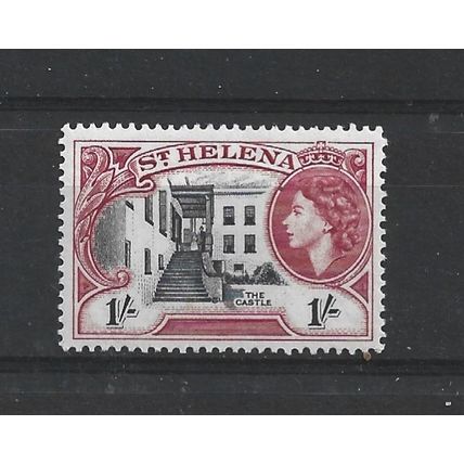 St Helena.SG162 1s The Castle.Mounted Mint.May24