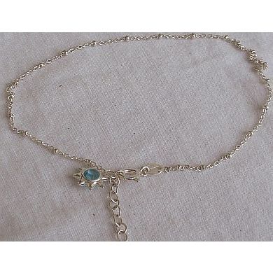 Light blue star silver star