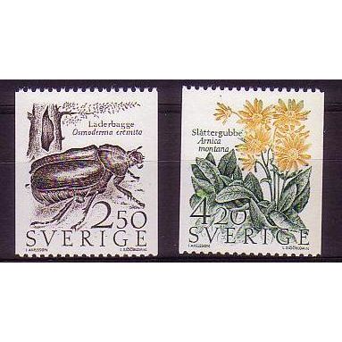 Sweden Threatened Species 2v 1987 MNH SG#1333-1334