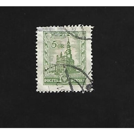 POLAND STAMP - 5 GROSZY. #POL/01