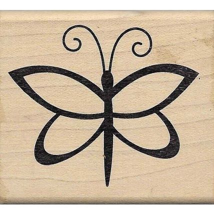 Judi Kins. Wood Mounted Rubber Stamp. App 5x5.5cm. Stamping Cardmaking