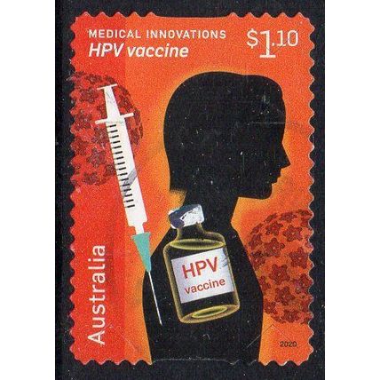 Australia 2020 Medical Innovations - HPV Vaccine $1.10 s/a Used