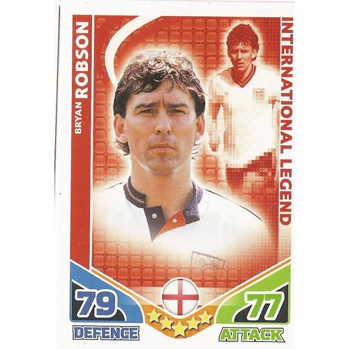 Match Attax - World Cup 2010: International Legend - England, Robson (Bryan)