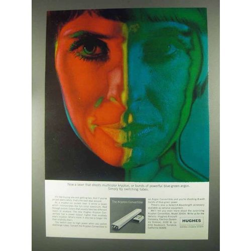 1967 Hughes Krypton Convertible Laser Ad