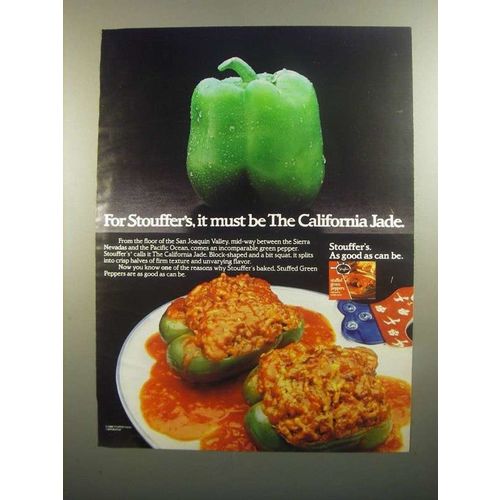 1984 Stouffer's Stuffed Green Peppers Ad