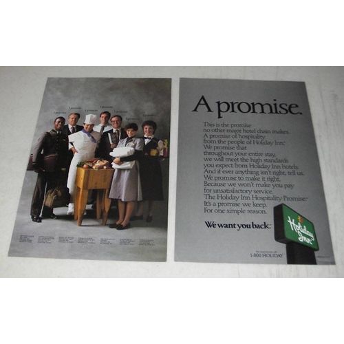 1986 Holiday Inn Ad - A promise