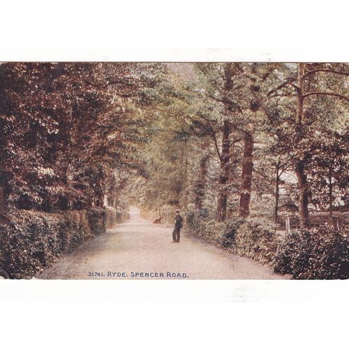 Ryde Spencer Road Isle of Wight Postcard (IOW76452)