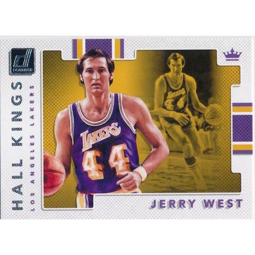 2017-18 Donruss Hall Kings 12 Jerry West Los Angeles Lakers