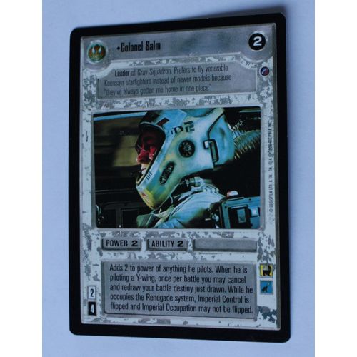 Star Wars CCG: Death Star II Limited # Colonel Salm (A) light 2000 decipher
