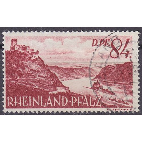 GERMANY Alliiert Franz. Zone [RheinlPfalz] MiNr 0028 y ( O/used )