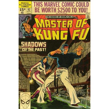 Master of Kung Fu (Vol 1) # 092 FN+ Price VARIANT ORIG US COMICS