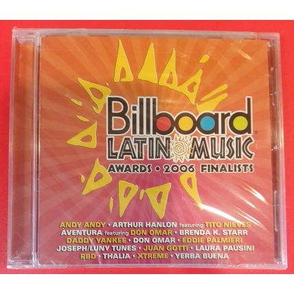 BILLBOARD LATIN MUSIC AWARDS 2006 by VARIOUS ARTISTS (CD, USA - Image) BRAND NEW