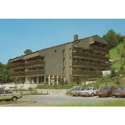 Falkenhalde Hotel Cafe Restaurant Baden Baden Germany Postcard