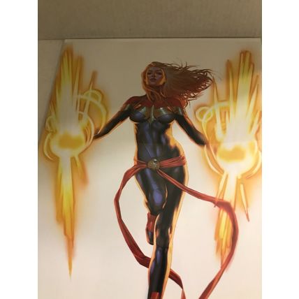 2020 Marvel Comics Captain Marvel Virgin Variant Cover Comic Book #1