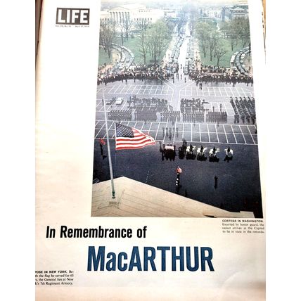 LIFE Magazine April 17, 1964 GENERAL MacArthur, Atlas, Kim Novak, Advertising