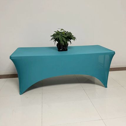 Spandex Table Cover Wedding Banquet Tablecloth