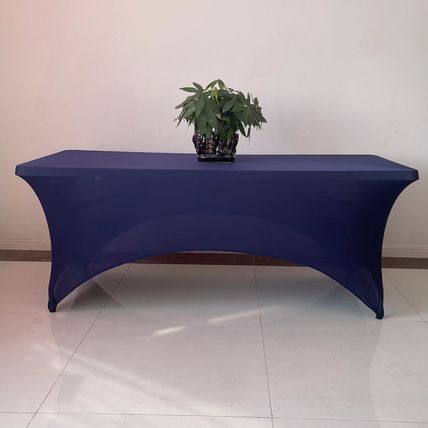 Spandex Table Cover Wedding Banquet Tablecloth