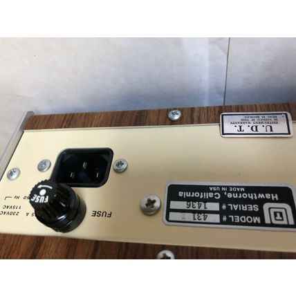 UNITED DETECTOR TECHNOLOGY 431,MODEL 431 X-Y POSITION MONITOR,431 1,SE