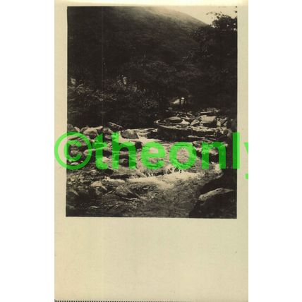 River Torrent or Waterfall, RP Postcard