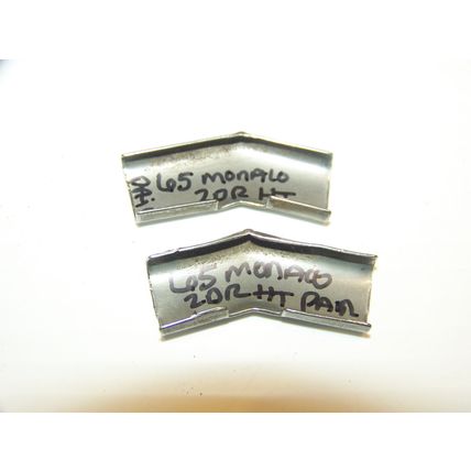 1965 DODGE MONACO POLARA DRIP RAIL TRIM CORNERS OEM PAIR
