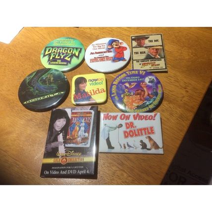Promo Pin LOT of 25 Movies, TV, etc. Wonderful Condition Great Collectible
