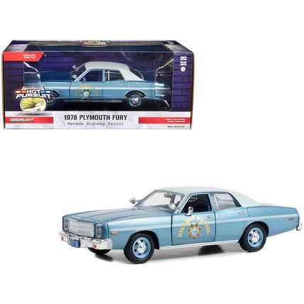 1978 Plymouth Fury Slicktop Blue Metallic with White Top "Nevada Highway Patr...