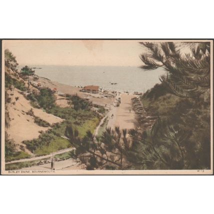 Durley Chine, Bournemouth, Hampshire, c.1930s - Wade's Postcard