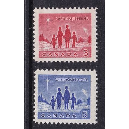 Canada 1964 Christmas Set Mint Hung SG 560-561 VGC
