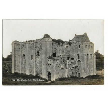 Castle Rising, South East, RP Postcard.