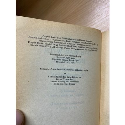 RARE* 1975 "A WAR WITH HANABAL" HISTORY OF ROME LIVY PAPERBACK BOOK (P3)