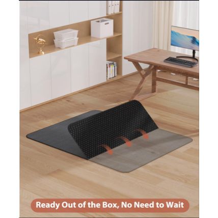 Durable Blvornl Office Chair Mat 35" x 55" for Hardwood Floors & Carpets
