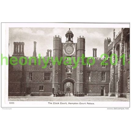 CLOCK COURT, HAMPTON COURT PALACE, LONDON, ENGLAND, Postcard