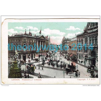LONDON, PICCADILLY CIRCUS, LONDON, ENGLAND, c1900/10s?, Postcard